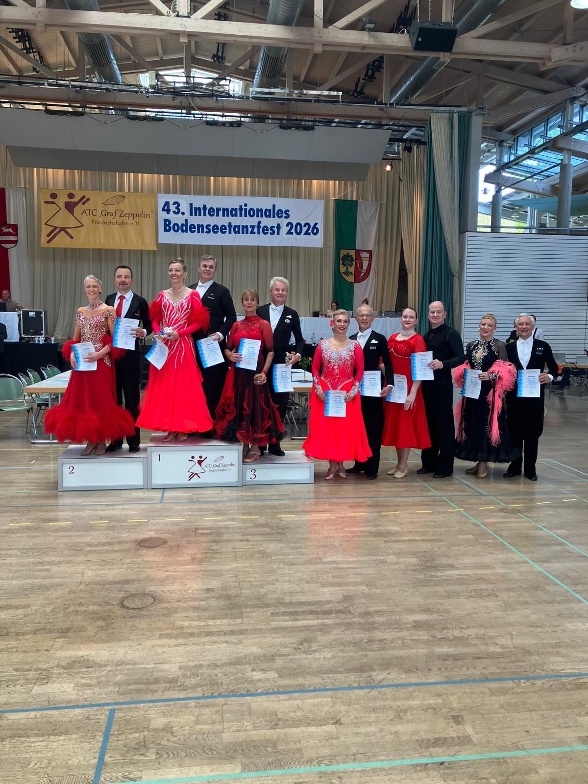 Kerstin und Holger erfolgreich beim Bodenseetanzfest